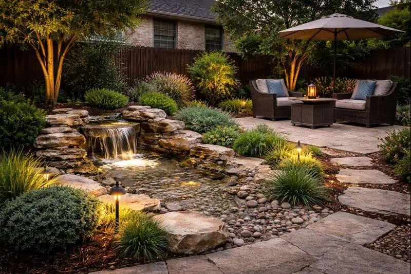 Best Water Features for Small North Texas Backyards